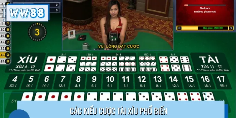 Có nhiều tỷ lệ cược Tài Xỉu cho anh em tham khảo