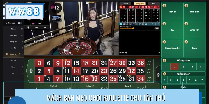 Những mẹo chơi đánh bài Roulette dành cho tân thủ