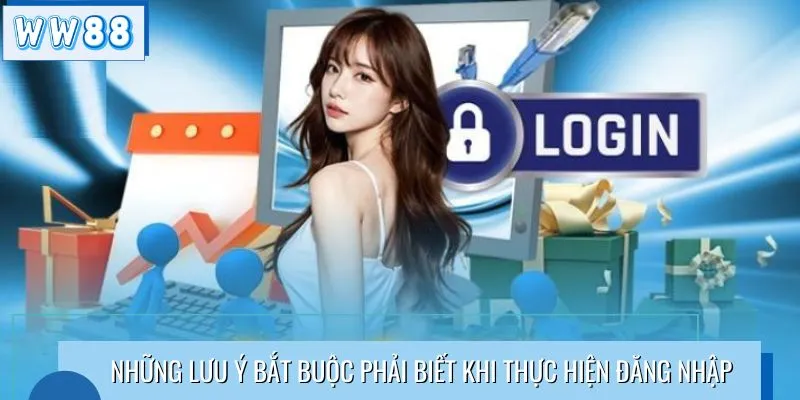Những lưu ý bắt buộc phải biết khi thực hiện đăng nhập 