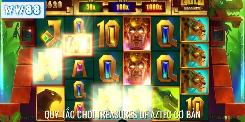 Quy tắc chơi Treasures of Aztec cơ bản 