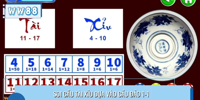 Dựa vào cầu đảo để thực hiện soi cầu hiệu quả