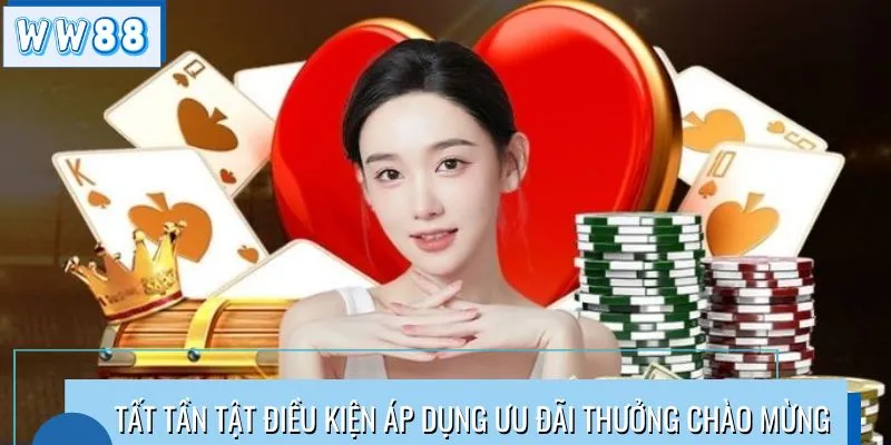 Tất tần tật điều kiện áp dụng ưu đãi thưởng chào mừng