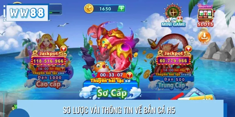 Bắn cá H5 là siêu phẩm ấn tượng với nhiều tính năng nâng cấp