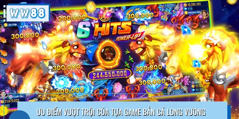 Sân chơi có nhiều ưu điểm nổi bật so với những tựa game bắn cá khác