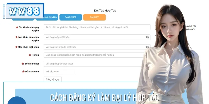 Các bước tham gia làm đại lý WW88, nhận hoa hồng và có thêm thu nhập